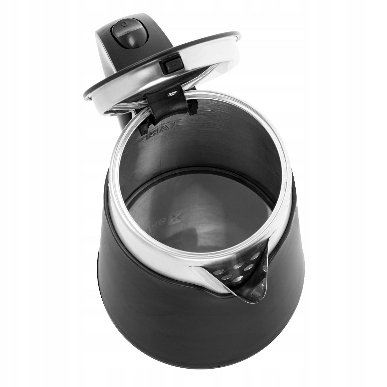 Elektrinis belaidis metalinis virdulys 800W 0,6 l juodas