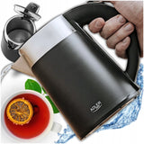 Elektrinis belaidis metalinis virdulys 800W 0,6 l juodas