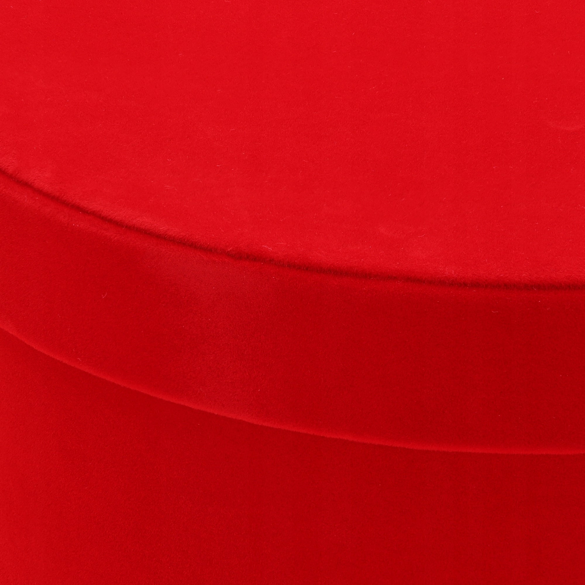 Raudoni veliūriniai gėlių dėžutės su dangteliu, dovanų dėžutės gėlėms, 3 vnt.