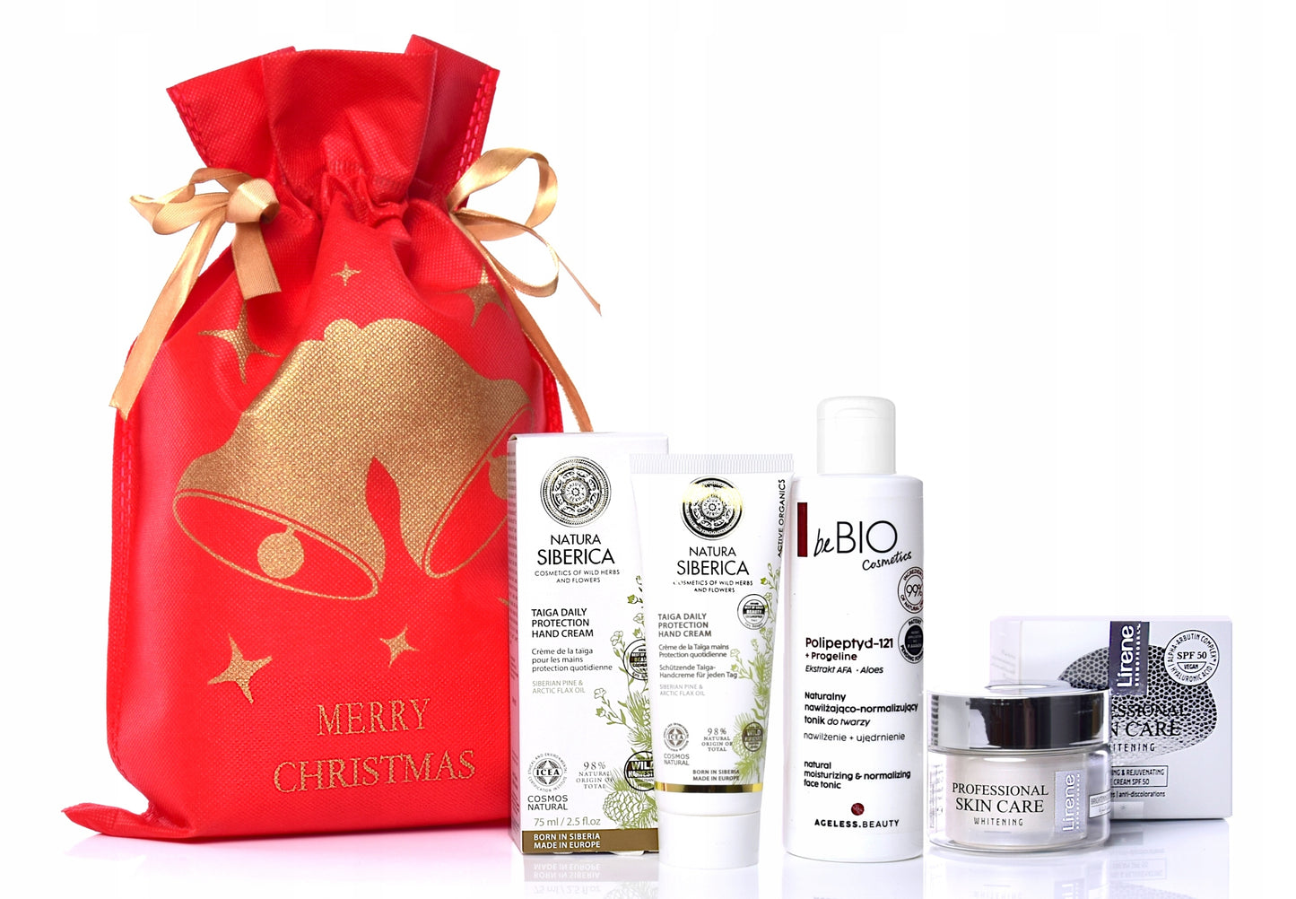 MOTERŲ DOVANŲ RINKINYS KOSMETIKA ODOS PRIEŽIŪRA KALĖDINĖ DOVANA + RANKINĖ