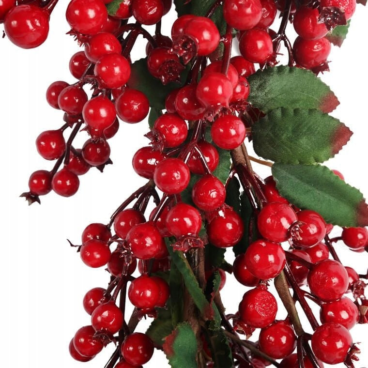 Šermukšnio pakabinama dekoracija 60 cm II Kalėdų švenčių puošmena