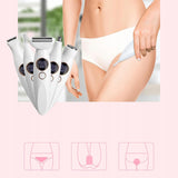 DEPILIATORUS KŪNUI LADY SHAVER SKUSTUVAS MOTERIŠKAS 5 IN 1