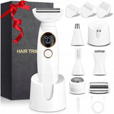 DEPILIATORUS KŪNUI LADY SHAVER SKUSTUVAS MOTERIŠKAS 5 IN 1