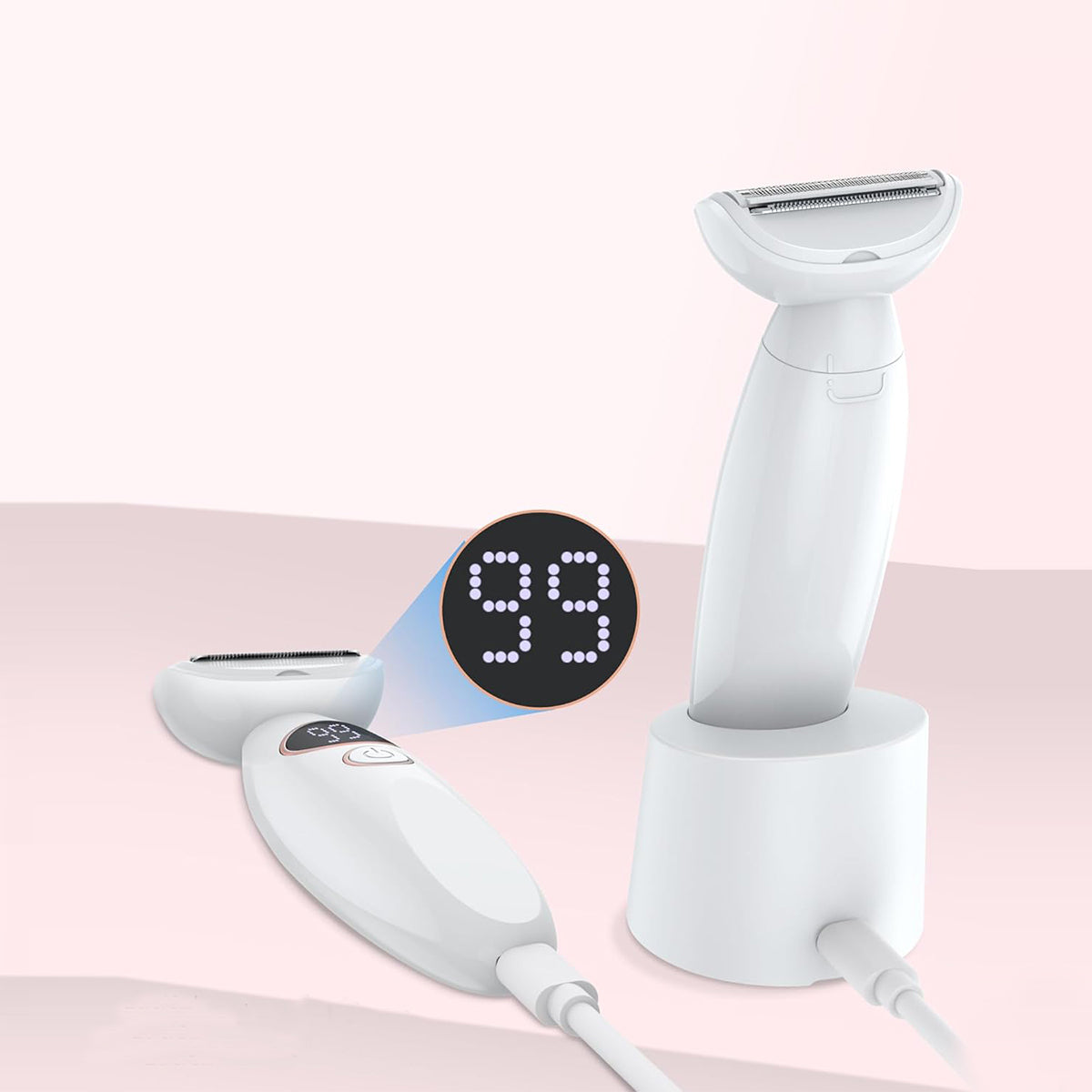 DEPILIATORUS KŪNUI LADY SHAVER SKUSTUVAS MOTERIŠKAS 5 IN 1