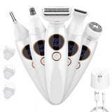 DEPILIATORUS KŪNUI LADY SHAVER SKUSTUVAS MOTERIŠKAS 5 IN 1