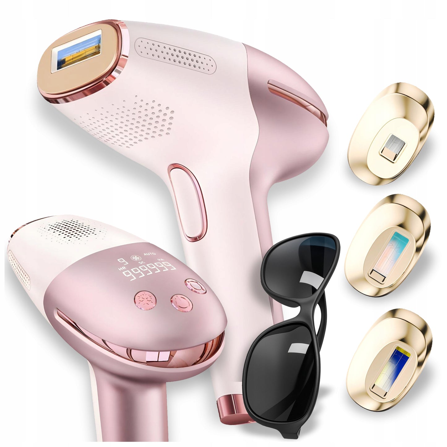 IPL depiliator, neskaudantis lazerinis veidui, kūnui, kojoms, bikini, odos atnaujinimas