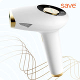 Lazerinis IPL epiliatorius kūnui, bikini, veidui, neskausmingas, vėsinantis, su antgaliais