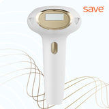 Lazerinis IPL epiliatorius kūnui, bikini, veidui, neskausmingas, vėsinantis, su antgaliais