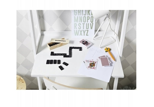 DOMINO 28 X MEDINIAI KLUDAI KOVA ŽAIDIMAS ŠEIMAI DOVANŲ DĖŽUTĖ