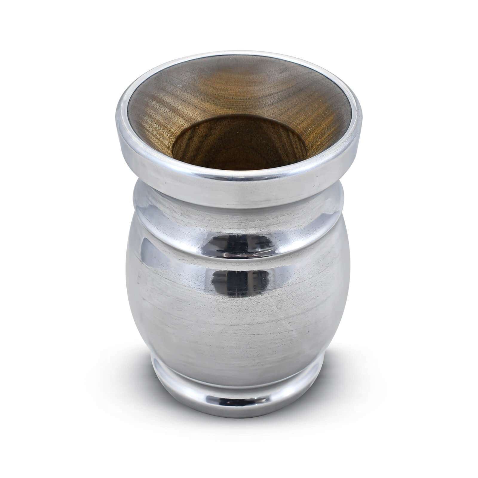 DIDELĖS Palo Santo kalabaso su metalo apvadu, apie 200ml, yerba mate gėrimui