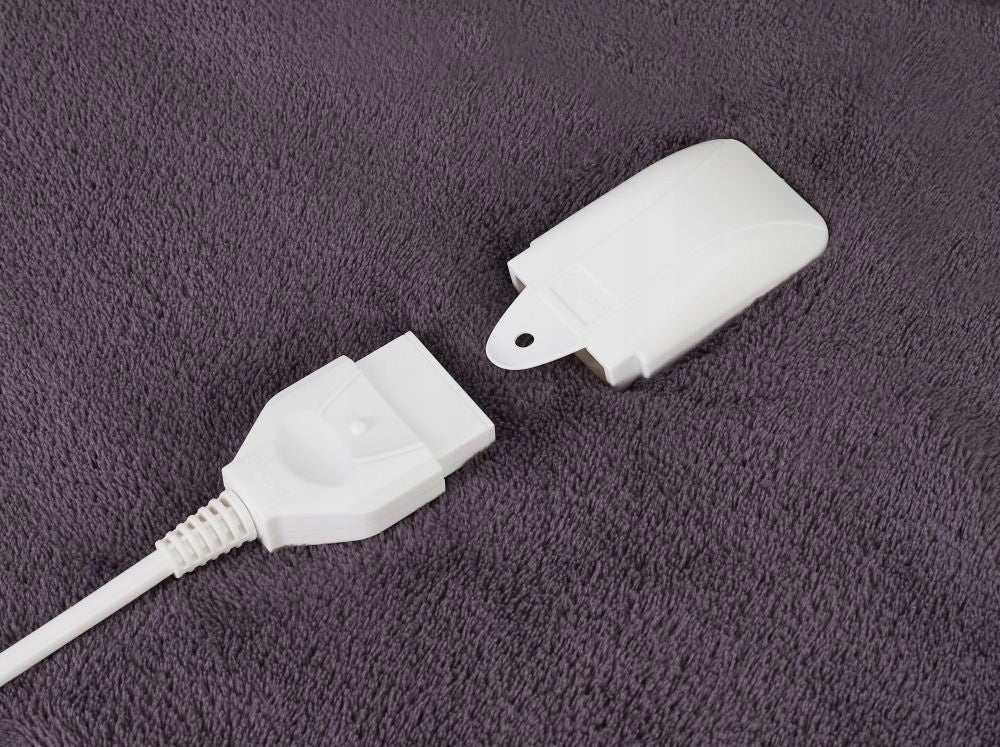 DIDELIS Elektrinis pledas 160x180cm Šildomas POLAR Medžiagos Šildymo kilimėlis Su pulteliu ir laikmačiu