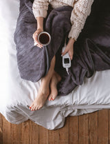 DIDELIS Elektrinis pledas 160x180cm Šildomas POLAR Medžiagos Šildymo kilimėlis Su pulteliu ir laikmačiu