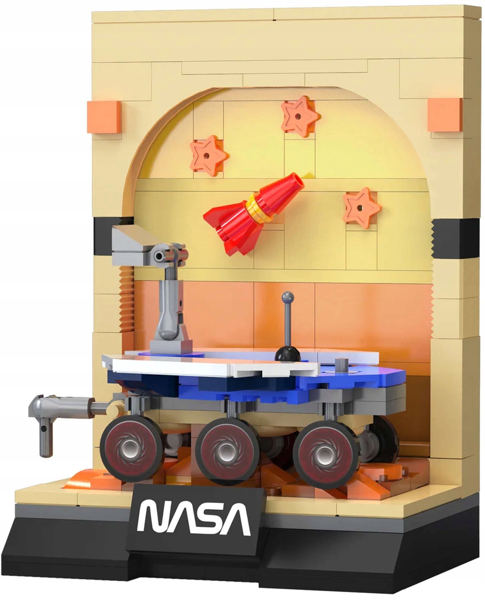 Didelis kosminis konstravimo rinkinys CADA NASA paroda, 1182 elementai