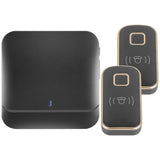 Belaidis vandeniui atsparus IP44 skambutis, ilgas veikimo nuotolis namų durims, varteliams