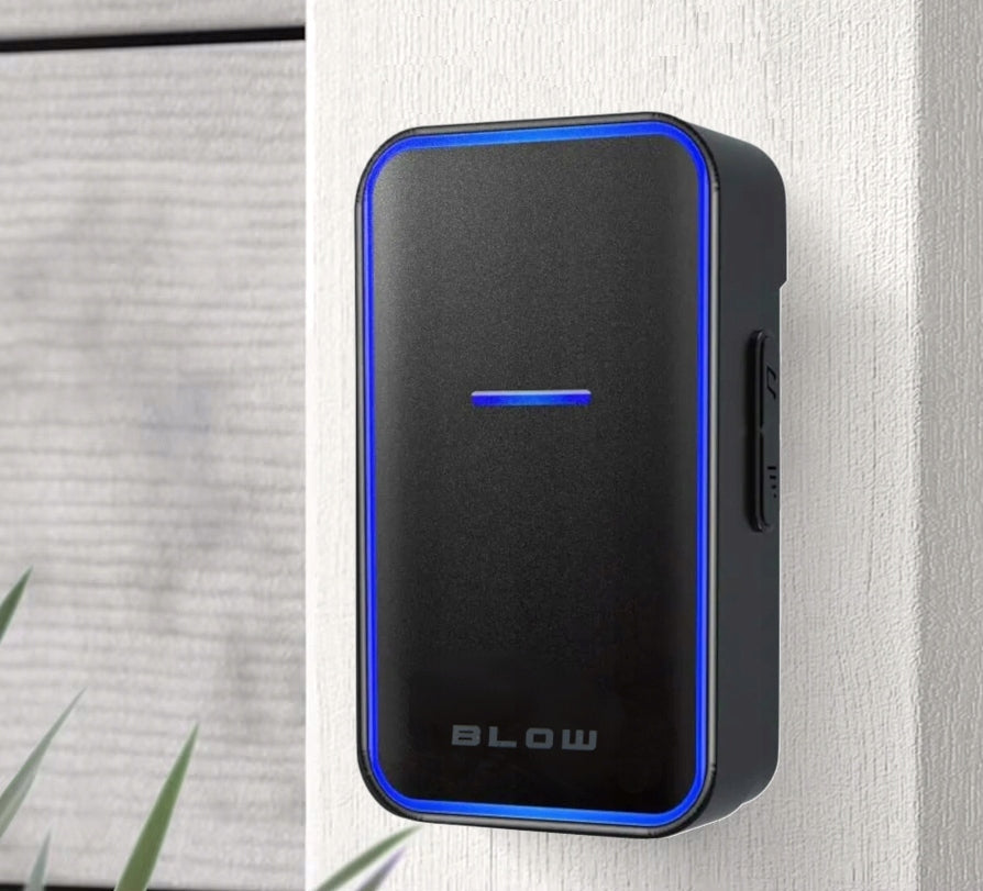 Belaidis vandeniui atsparus IP44 skambutis, ilgas veikimo nuotolis namų durims, varteliams