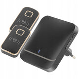 Belaidis vandeniui atsparus IP44 skambutis, ilgas veikimo nuotolis namų durims, varteliams