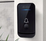 Belaidis vandeniui atsparus IP44 skambutis, ilgas veikimo nuotolis namų durims, varteliams