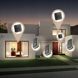 Belaidis vandeniui atsparus IP44 skambutis, ilgas veikimo nuotolis namų durims, varteliams