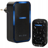 Belaidis vandeniui atsparus IP44 skambutis, ilgas veikimo nuotolis namų durims, varteliams