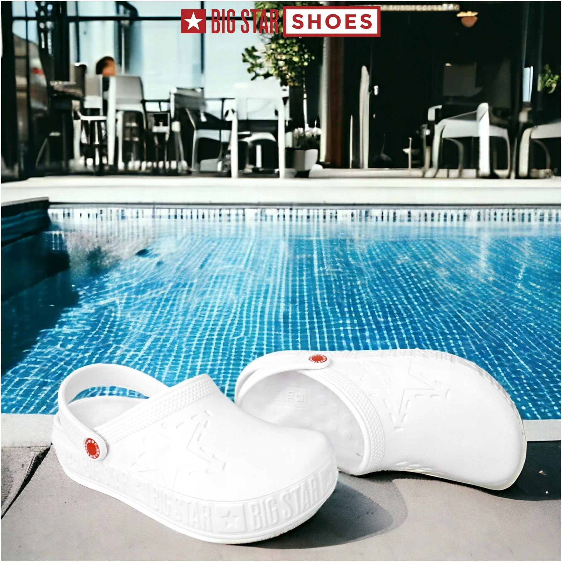 Moteriškos šlepetės "Big Star" Universalūs klumpės Baseinui, sodui II275003 36