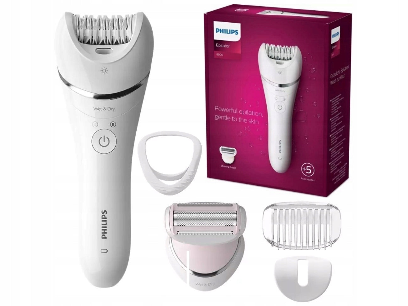 Skustis Philips Series 8000 skustuvas BRE710/00 Susiplaukusi oda