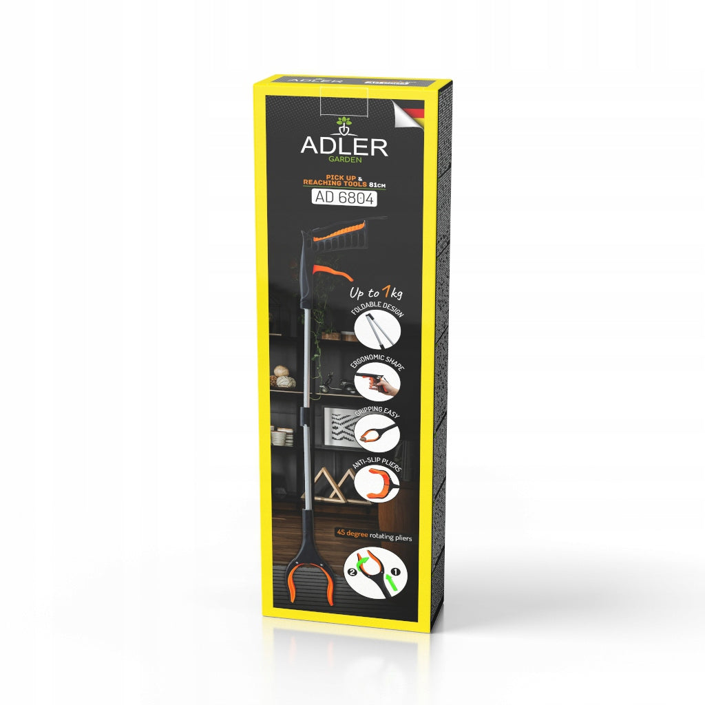 Ilga sulankstoma ranka surinkimui ir paemimui šiukšlių, lapų, žaislų