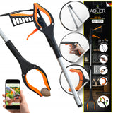 Ilga sulankstoma ranka surinkimui ir paemimui šiukšlių, lapų, žaislų