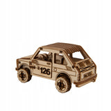 Medinis 3D Dėlionės Mechaninis Ralis Automobilis 3