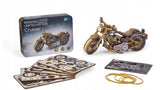 Mediniai 3D Dėlionės Modelis Motociklas Cruiser Wooden.City