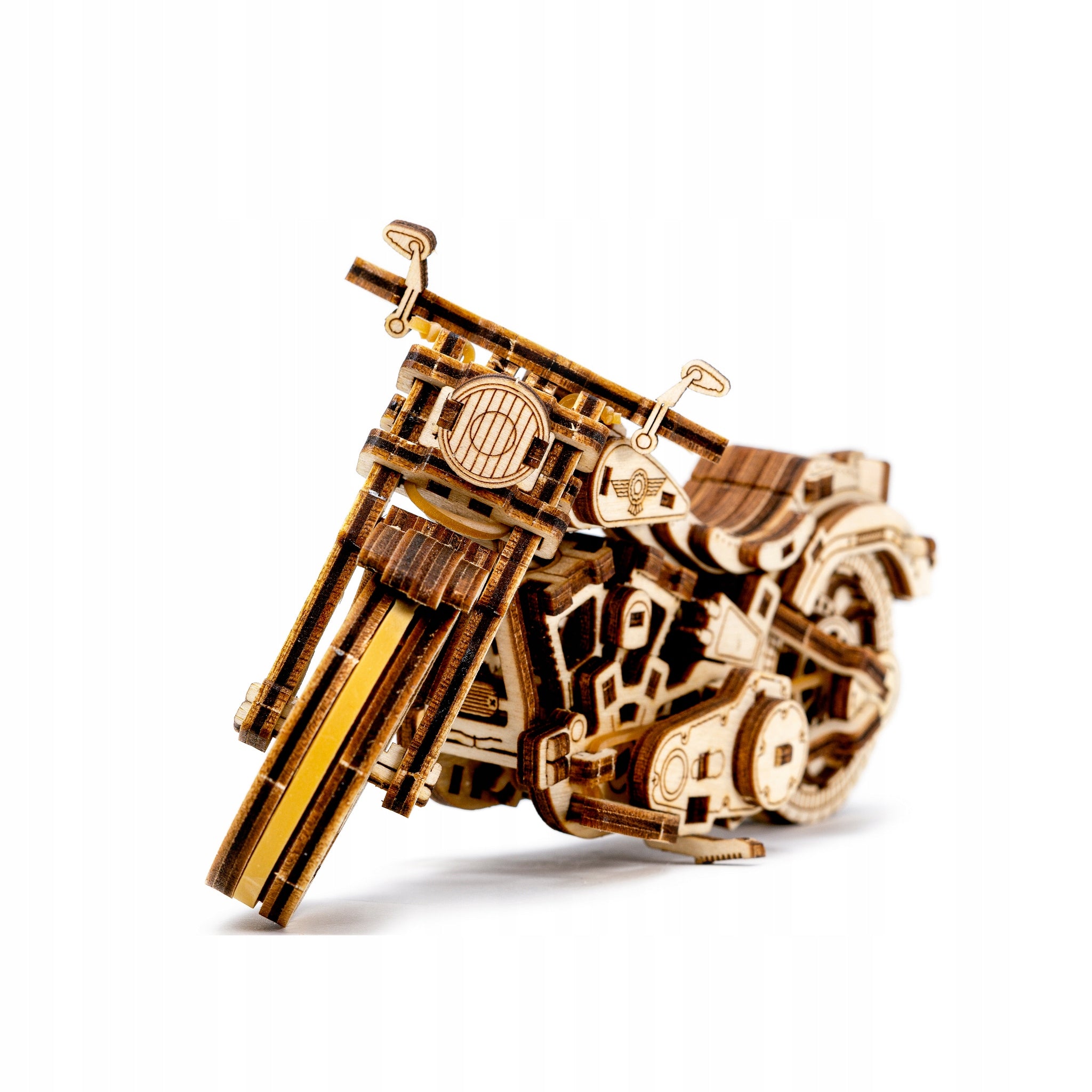 Mediniai 3D Dėlionės Modeliai Kruizeris V-Twin Wooden.City