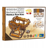 Medinis Mechaninis Bėgimo Takelis 3D Dėlionė Marble Run WOODEN.CITY