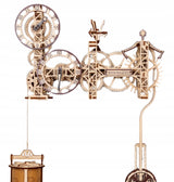 Medinis Steampunk laikrodis Wooden.City 3D dėlionė