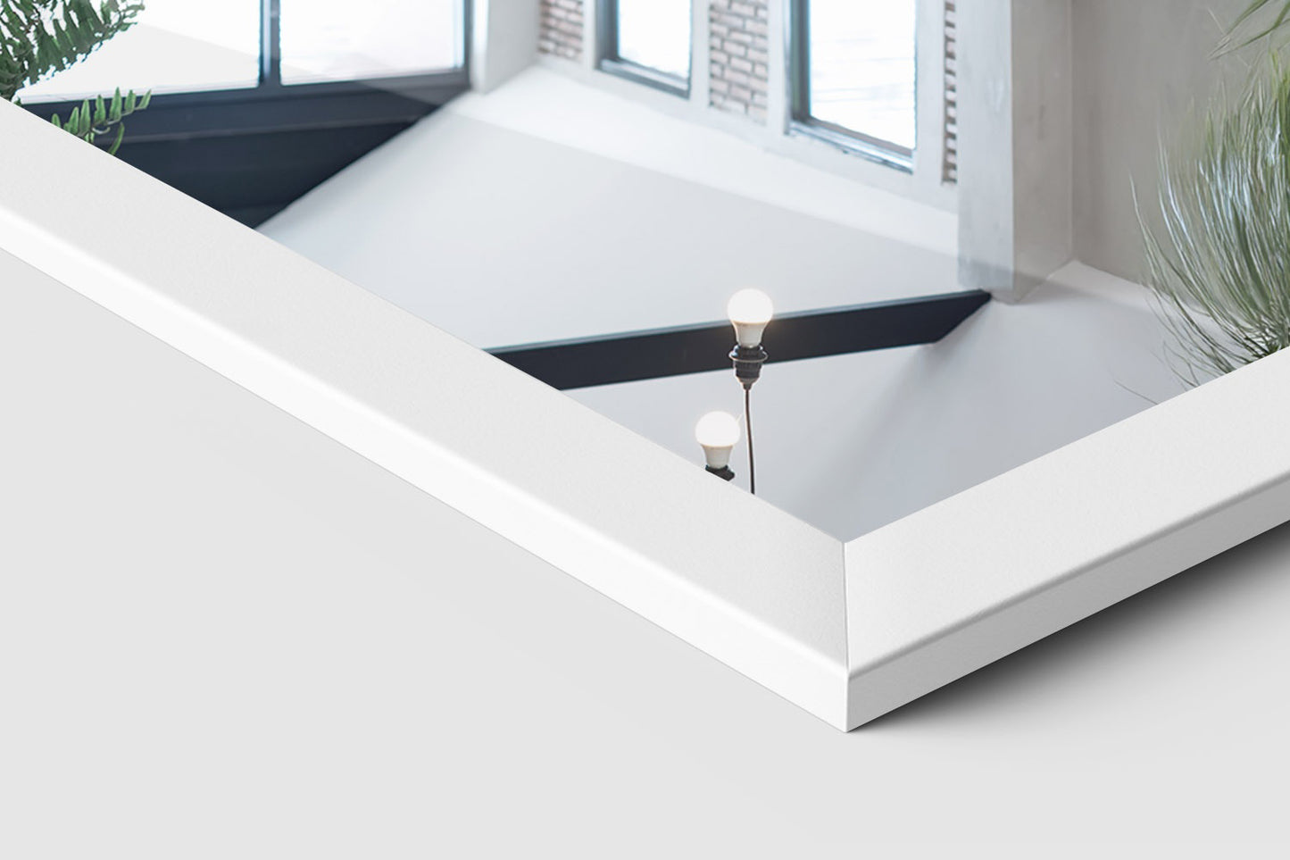 Didysis „Premium“ baltas vertikalus stovimas veidrodis su MDF rėmu drabužinei, miegamajam