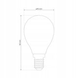 EDO LED lemputė E14 4,8W = 40W 470lm RGB +WW-CW WiFi TUYA SMART Išmani
