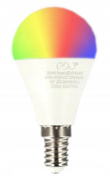 EDO LED lemputė E14 4,8W = 40W 470lm RGB +WW-CW WiFi TUYA SMART Išmani