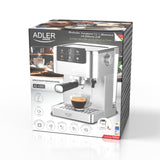 Slėginis kavos aparatas 20 bar 1350W Automatinis, su portafilteriu + pieno putų plakiklis