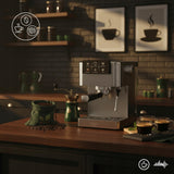 Slėginis kavos aparatas 20 bar 1350W Automatinis, su portafilteriu + pieno putų plakiklis