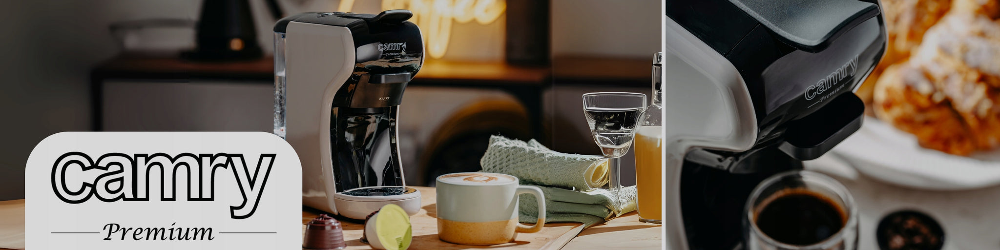 Slėginis kavos aparatas kapsulėms Nespresso Dolce Gusto Tchibo + taurės