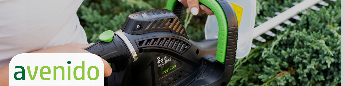 Elektrinės gyvatvorių žirklės 61 cm krūmų genėjimui AVENIDO