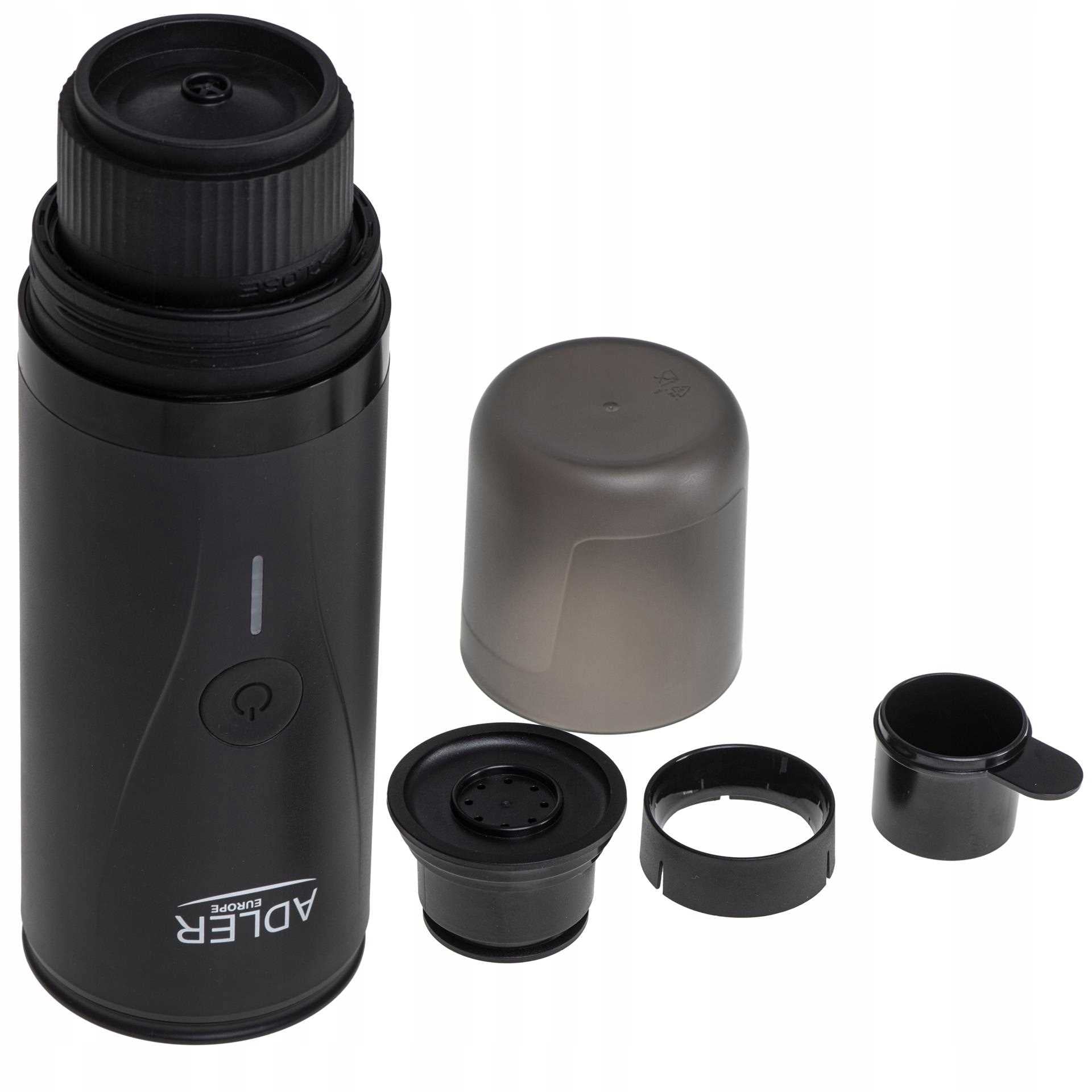 Nešiojamas slėginis kavos aparatas, 20 bar, maltoms kavoms ir kapsulėms