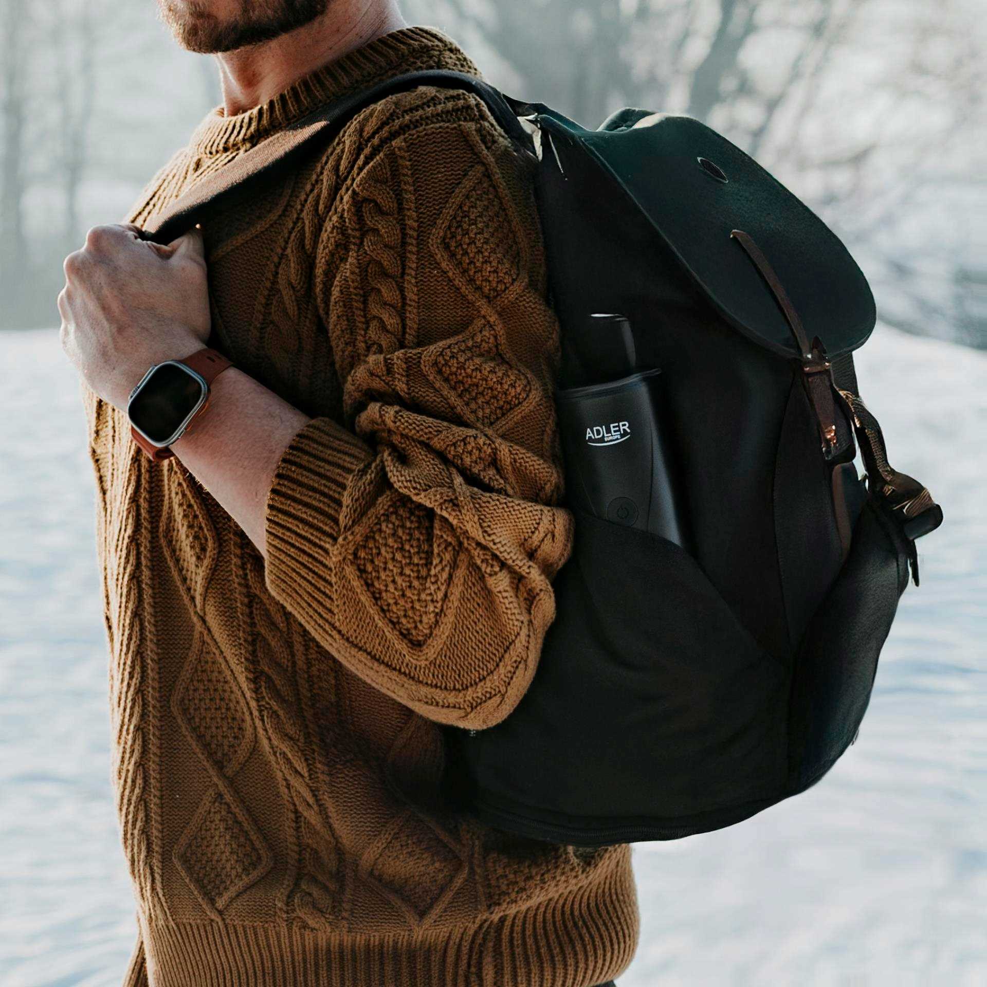 Nešiojamas slėginis kavos aparatas, 20 bar, maltoms kavoms ir kapsulėms