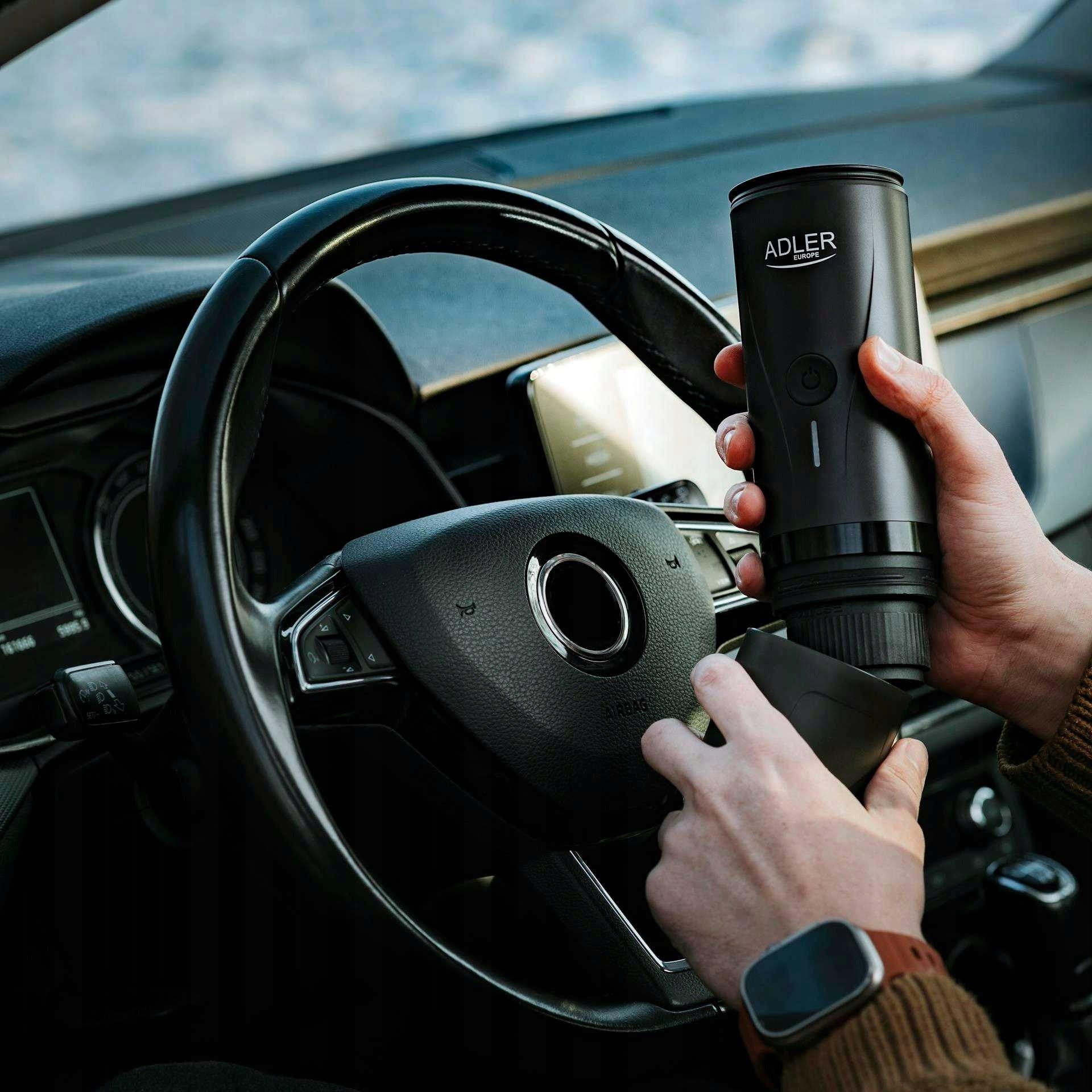 Nešiojamas slėginis kavos aparatas, 20 bar, maltoms kavoms ir kapsulėms