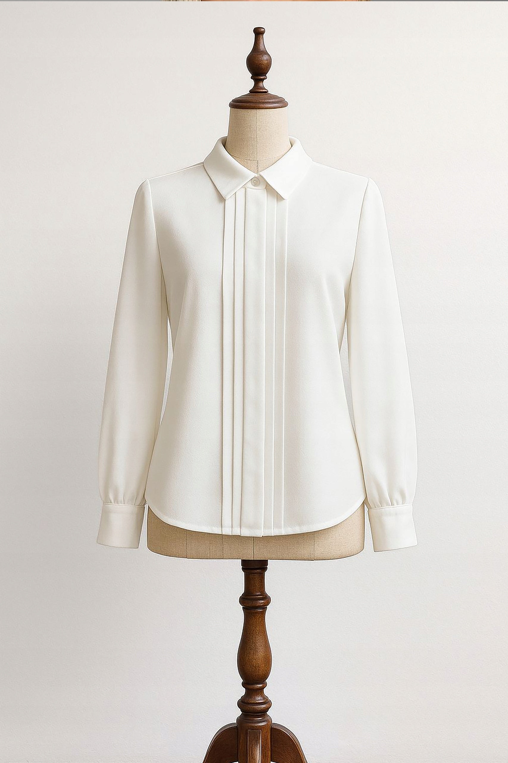 Elegantiškas kokteilinis šifono moteriškas palaidinukas su dekoratyvine plisuote šventėms XL KENDAL