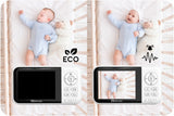 Elektroninė auklė Baby Monitor 3.2" Kamera + Ekranas | Tiesioginis vaizdas