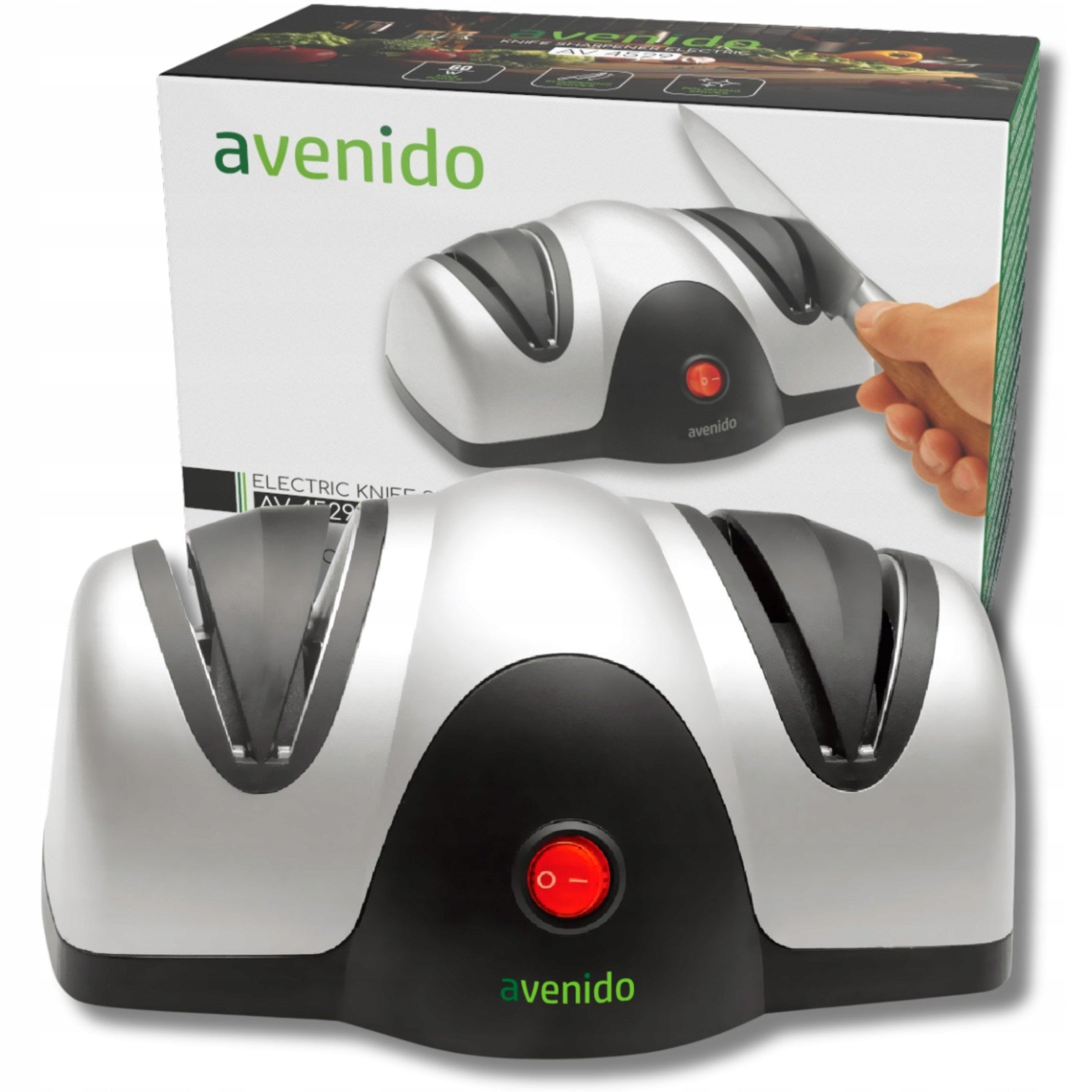 Elektrinis plieninių peilių galąstuvas avenido 40W, modelis AV4529