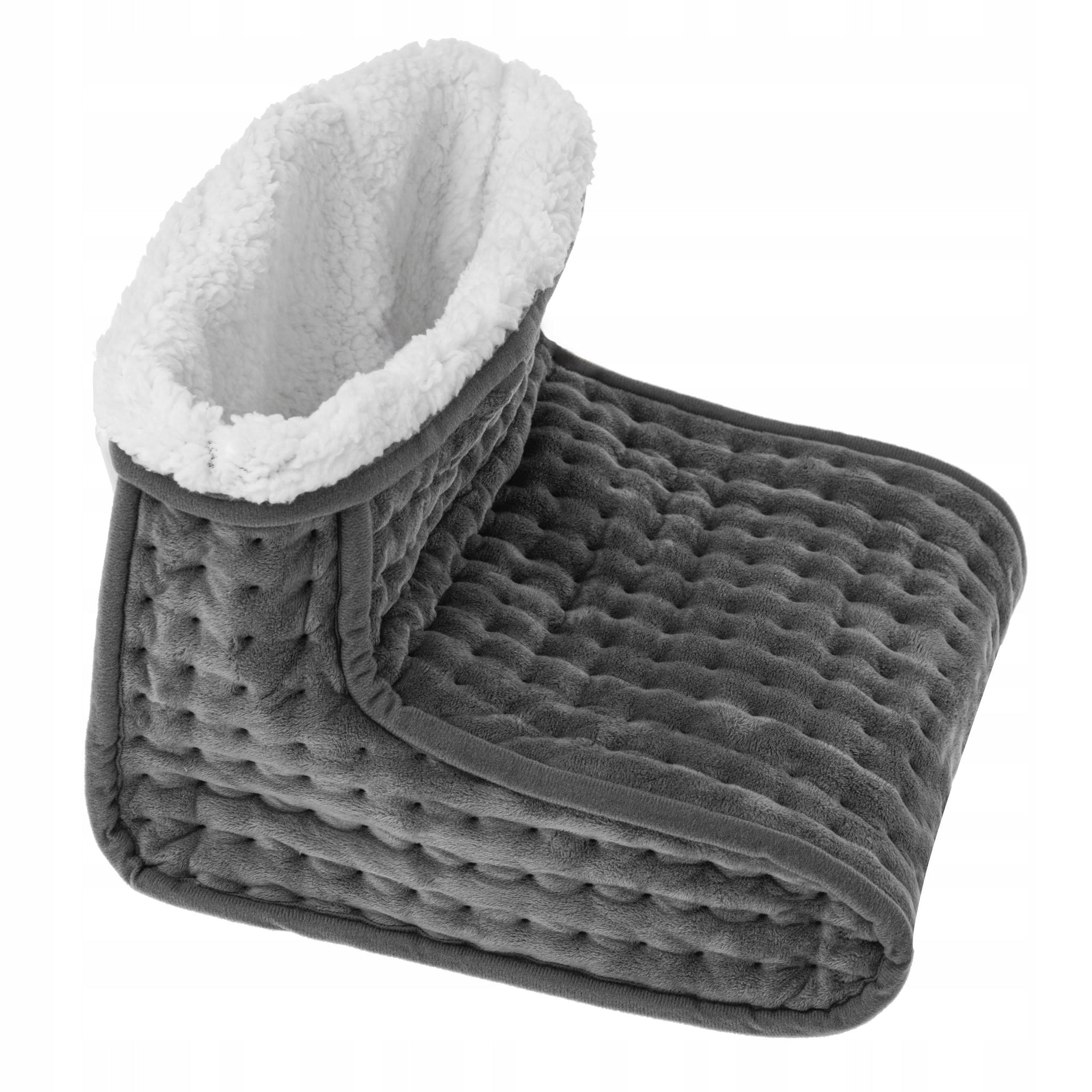 Elektrinis pėdų šildytuvas - "BUT ELEKTRYCZNY" (elektrinė avalynė) su nuotolinio valdymo pulteliu LCS, minkštas pliušinis šildytuvas