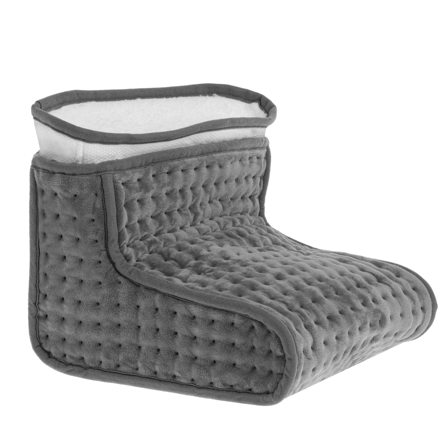 Elektrinis pėdų šildytuvas - "BUT ELEKTRYCZNY" (elektrinė avalynė) su nuotolinio valdymo pulteliu LCS, minkštas pliušinis šildytuvas