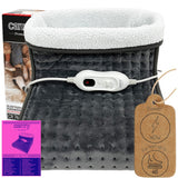 Elektrinis pėdų šildytuvas - "BUT ELEKTRYCZNY" (elektrinė avalynė) su nuotolinio valdymo pulteliu LCS, minkštas pliušinis šildytuvas