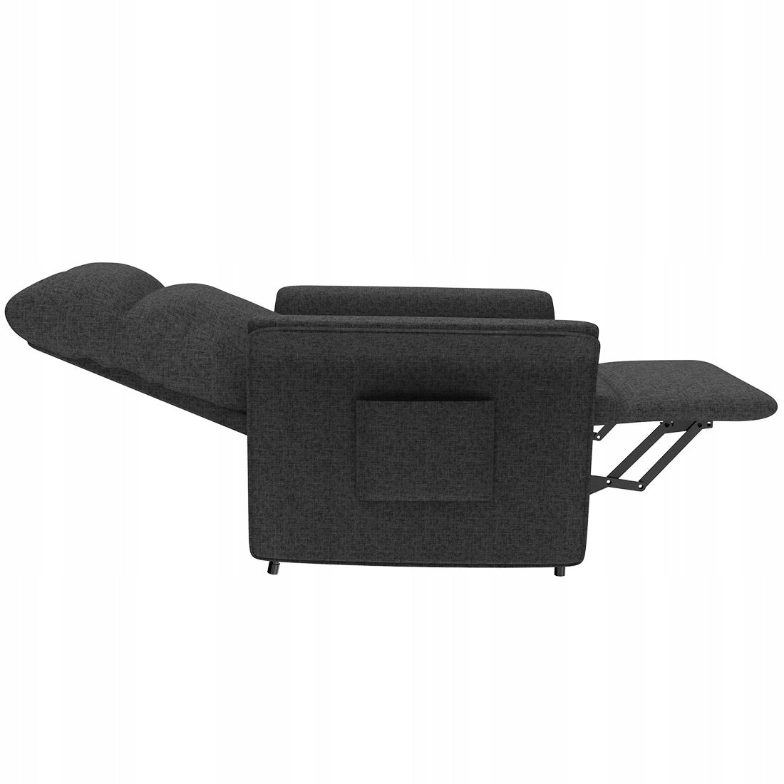 Elektrinis fotelis, atlenkiamas 105-155° su kojų atrama, MIEGOJIMO FUNKCIJA + PAVARAS (pvz., Spacetronik)