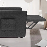 Elektrinis fotelis, atlenkiamas 105-155° su kojų atrama, MIEGOJIMO FUNKCIJA + PAVARAS (pvz., Spacetronik)